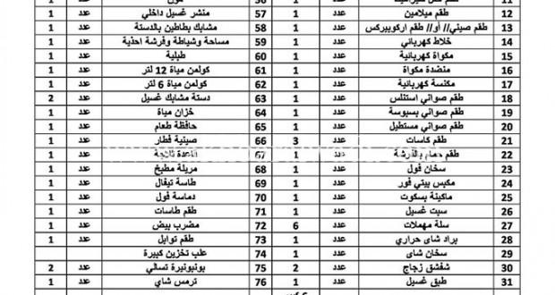 قائمة منقولات زوجية - اغراض المناسبات 6193 3