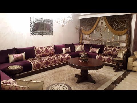 احدث صالونات مغربية 2020 - موديلات اثاث مودرن 6258 3