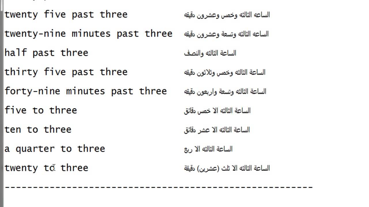 تعلم اللغة الانجليزية للمبتدئين بالصوت والصورة - الخطوات الاولية لتعلم الانجليزى 4794